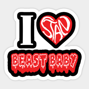 cult of the beast baby: SLAUGHTER SINEMA COLLECTION Sticker